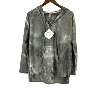 Knox Rose Tie Dye Hooded Sweatshirt Women's Medium NWT